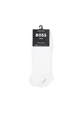 BOSS | Socquettes lot de 2 bleu foncé | weiss